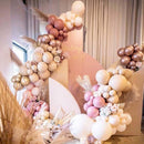 Retro Pink Balloon Arch Kit Set Garland for Birthday Wedding Party Decoration - 144PCS