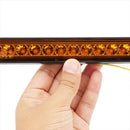 2PCS 15 LED Tail Lights Ultra Slim Trailer Truck Ute Brake Indicator Lamps