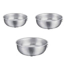 3-Piece Nested Drain Basket Set with Side Handles