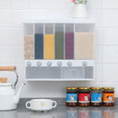 Wall-mounted Automatic Rice Dispenser Sealed Grain Plastic Storage Tank Grain