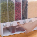 Wall-mounted Automatic Rice Dispenser Sealed Grain Plastic Storage Tank Grain