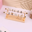 Simple Wooden Jewellery Organizer Rack Ring Display Stand for Rings Earrings - Double