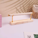Simple Wooden Jewellery Organizer Rack Ring Display Stand for Rings Earrings - Double