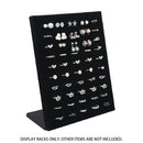 Wood Earring Ring Display Rack with Velvet Fabric for Jewelry Store Showcase Use