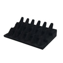 Three Layer Flocking Jewelry Display Stand 18 Finger Ring Organizer Holder