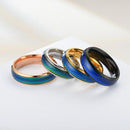 Mood Colour Changing Ring Temperature Sensitive Stainless Steel US Size 10 - Colourful