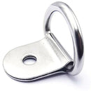 30PCS D-Ring Tie Downs Metal Anchor Point Silver Universal