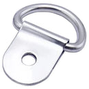 30PCS D-Ring Tie Downs Metal Anchor Point Silver Universal