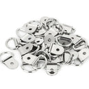 30PCS D-Ring Tie Downs Metal Anchor Point Silver Universal