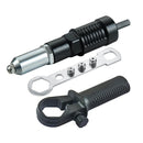 Electric Rivet Nut Gun Adapter Cordless Drill Tool Kit with 4 Nozzles Durable