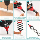 Folding Rivet Gun Tool Kit Sturdy Alloy Steel for Metal Wood Plastic Repair Use