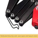 Folding Rivet Gun Tool Kit Sturdy Alloy Steel for Metal Wood Plastic Repair Use