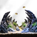 Aquarium Resin Dragon Stone Rock Decorative Ornaments Fish Tank Landscape - Dragon Valley 3