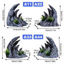 Aquarium Resin Dragon Stone Rock Decorative Ornaments Fish Tank Landscape - Dragon Valley 4