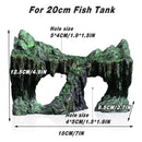 Resin Decorative Ornaments for Fish Tank Aquascape Aquarium Decoration Supplies - For 20cm Fish Tank