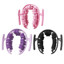 Yoga Wheel Muscle Massage Roller Stretching Fitness Exercise Training Equipment - Pink