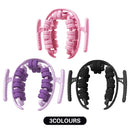 Yoga Wheel Muscle Massage Roller Stretching Fitness Exercise Training Equipment - Pink