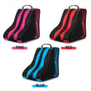 Rollerblading Ice Skate Carry Bag with Adjustable Shoulder Strap for All Ages - Pink