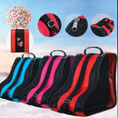 Rollerblading Ice Skate Carry Bag with Adjustable Shoulder Strap for All Ages - Red