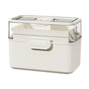 Large Capacity 3 Layer Medicine Box Family Medical Storage Case First Aid Supply