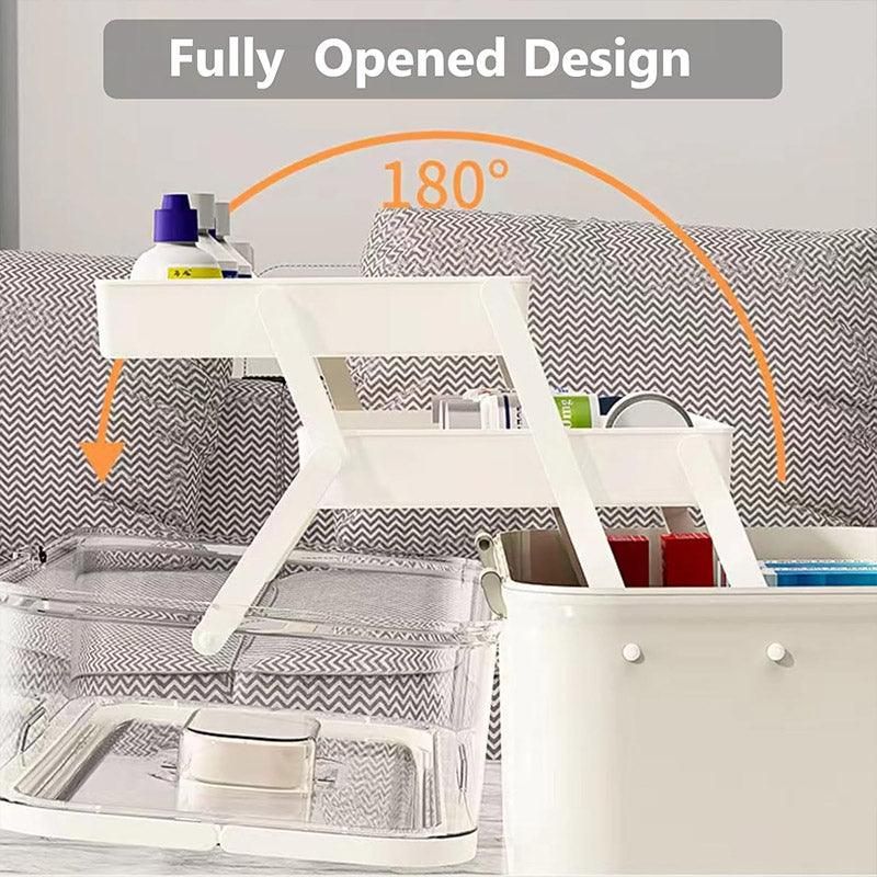 Large Capacity 3 Layer Medicine Box Family Medical Storage Case First Aid Supply