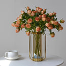 3PCS 7-Head Artificial Rose Decor Realistic Flower Table Centerpiece Decoration