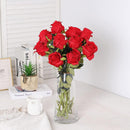 10pcs Artificial Silk Simulation Rose Flowers - Wedding Party Home Decorations - Black
