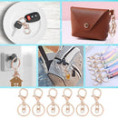 10X Rose Gold Swivel Lobster Clasp Keychains