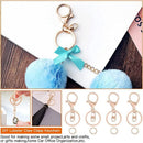 10X Rose Gold Swivel Lobster Clasp Keychains