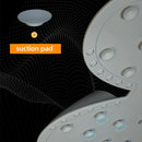 Silicone Foot Scrubber Rabbit Tub Mat Suction Cup Exfoliating Brush Cleaning Mat - Grey