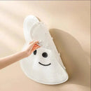 Silicone Foot Scrubber Rabbit Tub Mat Suction Cup Exfoliating Brush Cleaning Mat - Grey