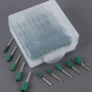 100Pcs Rubber Polishing Bits Set Rotary Tool Buffing Kit for Drill Grinding