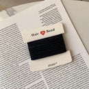 Hair Accessories High Elastic Two-Color Cross Hair Rope Rubber Band Hair Ring - Morandi