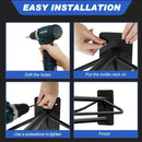 Wall Mounted Saddle Rack Hanging Harness Saddle Holder Equestrian Storage Stand