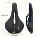 MTB Saddle Hollow Comfort Bicycle Seat Universal Cushion Soft Riding Saddle - Red