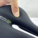 MTB Saddle Hollow Comfort Bicycle Seat Universal Cushion Soft Riding Saddle - Red