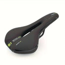 MTB Saddle Hollow Comfort Bicycle Seat Universal Cushion Soft Riding Saddle - Red