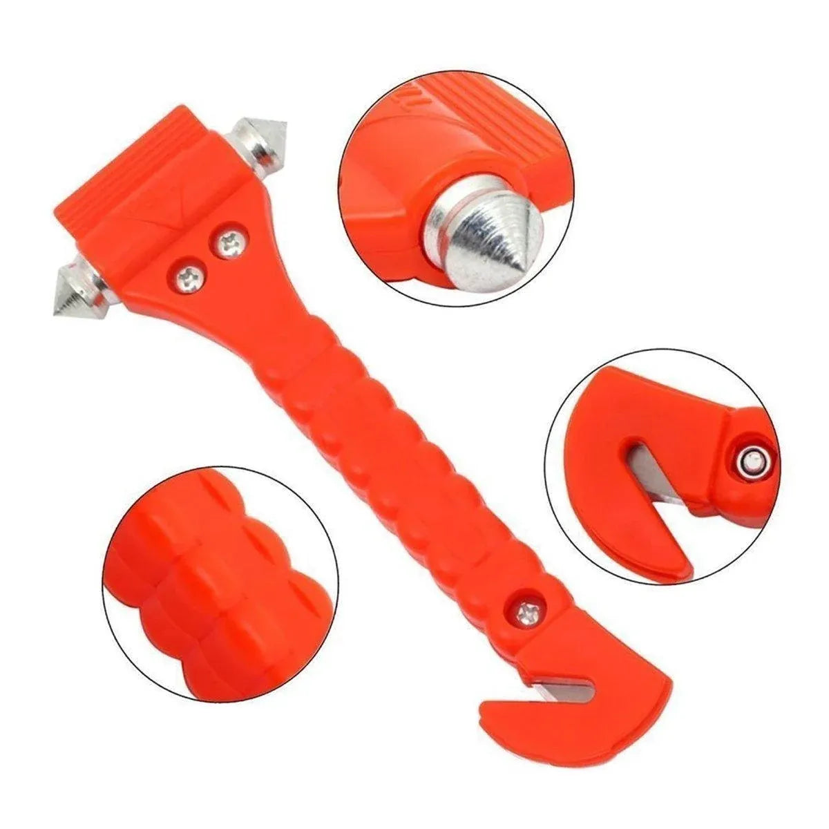 2 Pack Car Safety Hammer Emergency Window Breaker Escape Tool for Vehicle Rescue