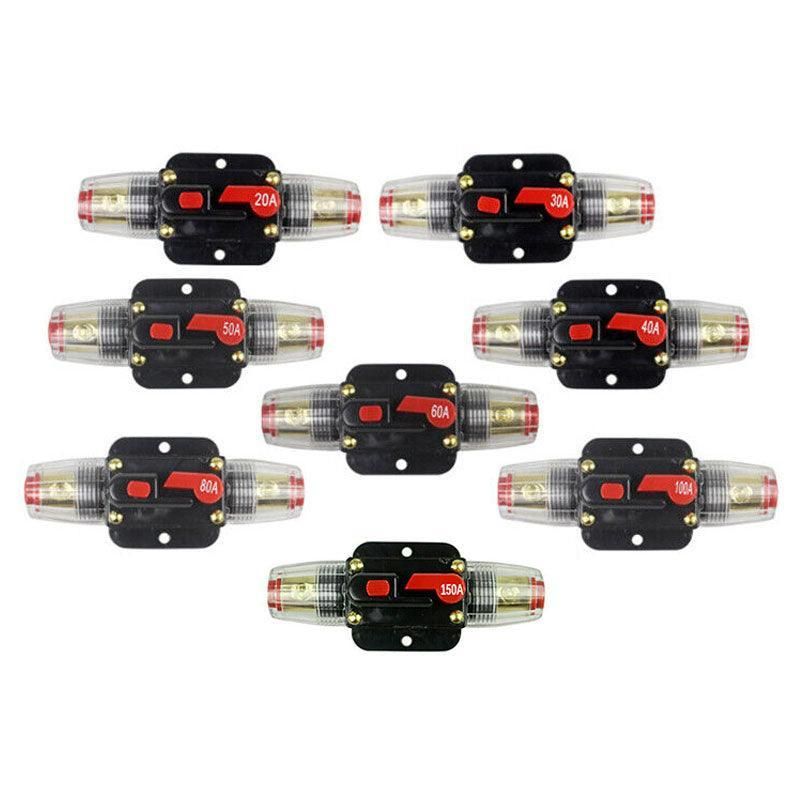 20-150Amp Circuit Breaker Dual Battery Ip67 Waterproof Fuse Manual Reset 12V 24V - 30AMP