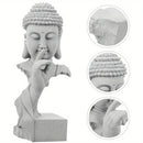 Chinese Garden Buddha Ornament Fish Tank Decoration Resin Statue Landscaping