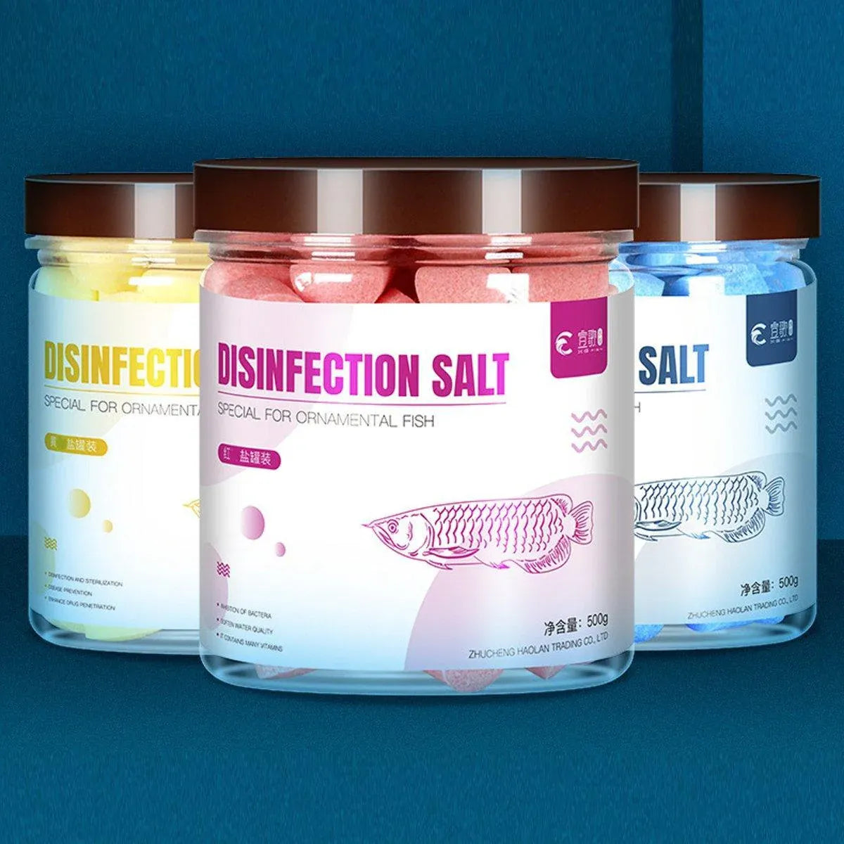 Aquarium Sea Salt Water Treatment Universal Powder For Fish Tank Purification - Red