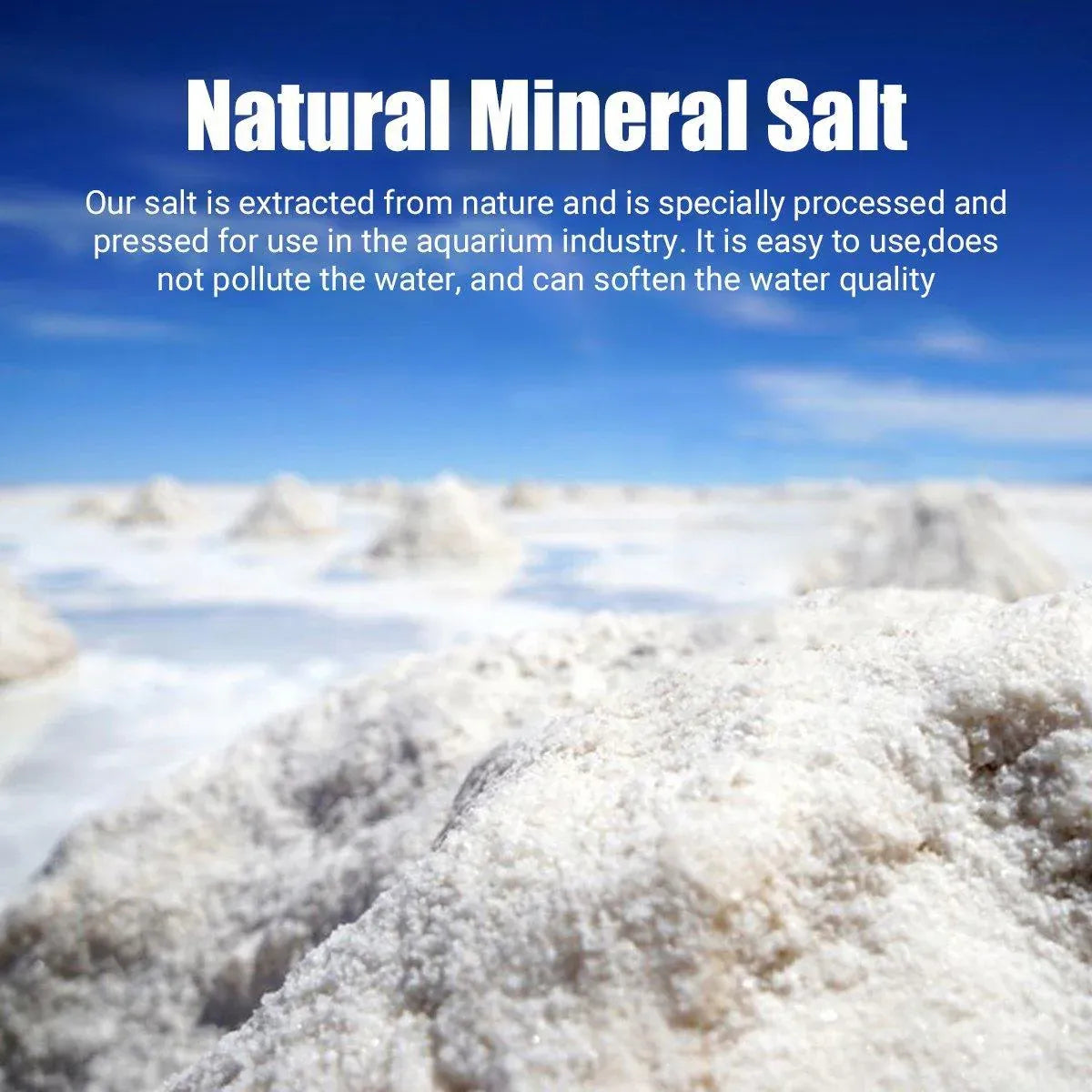 Aquarium Sea Salt Water Treatment Universal Powder For Fish Tank Purification - Yellow