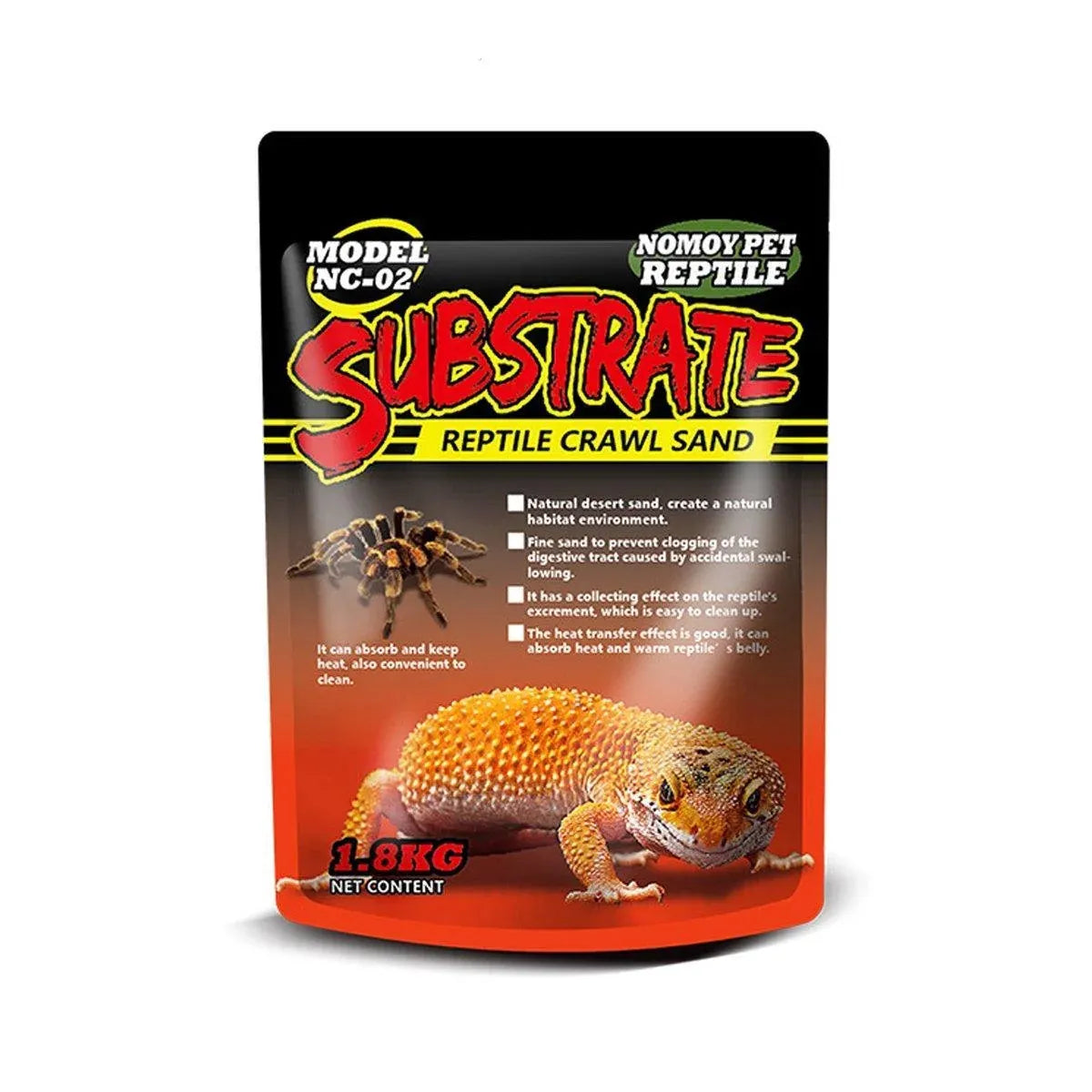 Pet Sand for Tortoises Snakes Lizards Spiders Multi-colour Reptile Habitat Decor - Yellow