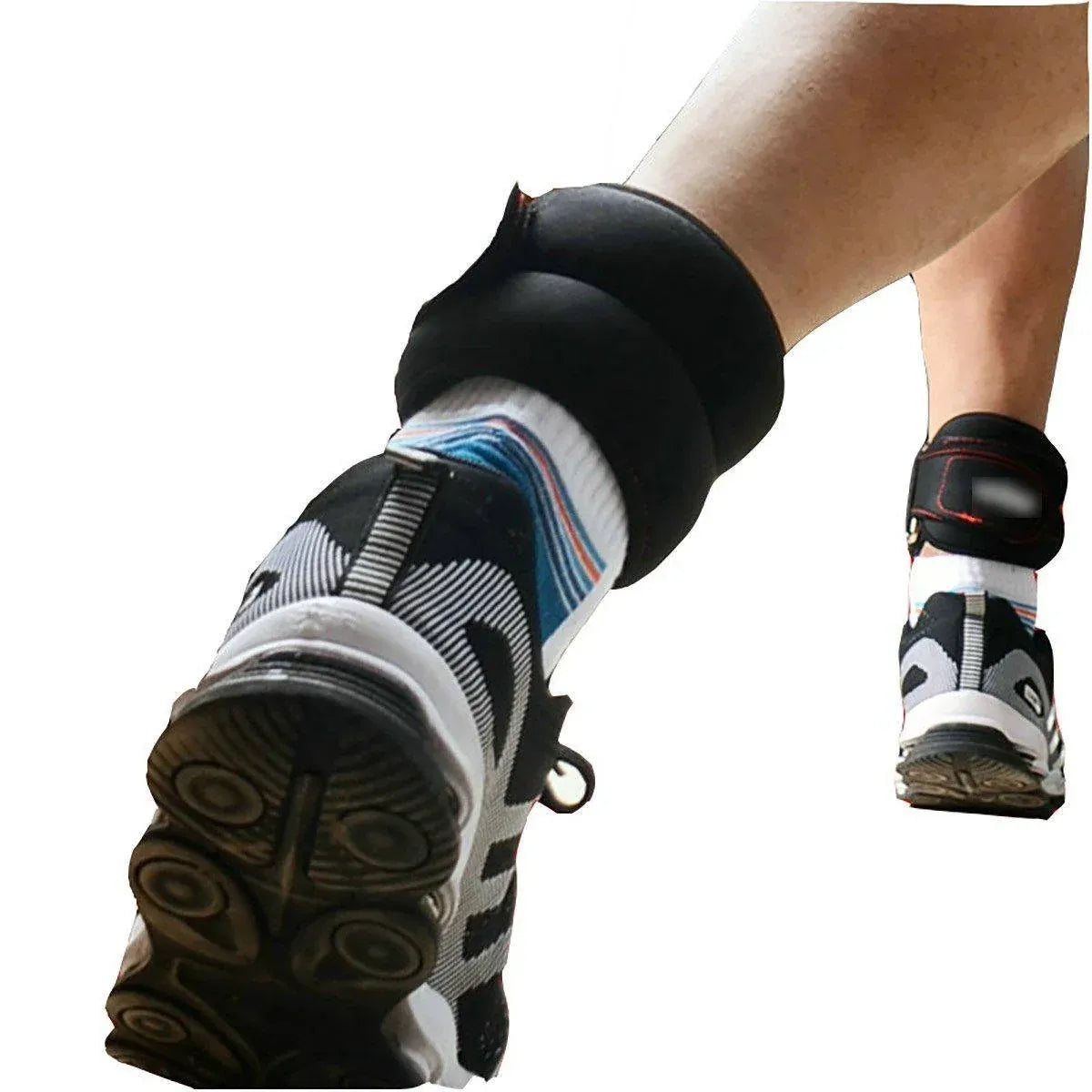 Adjustable Sandbag Gaiter Weight Training Gear for Running and Sports Fitness - Pair of Sandbags (2 x 1.5kg)