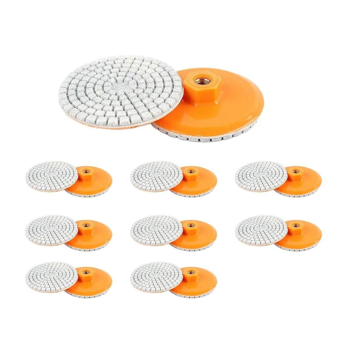 10PCS 3 Inch Diamond Polishing Pads for Trimming Grinding Marble Granite Stone