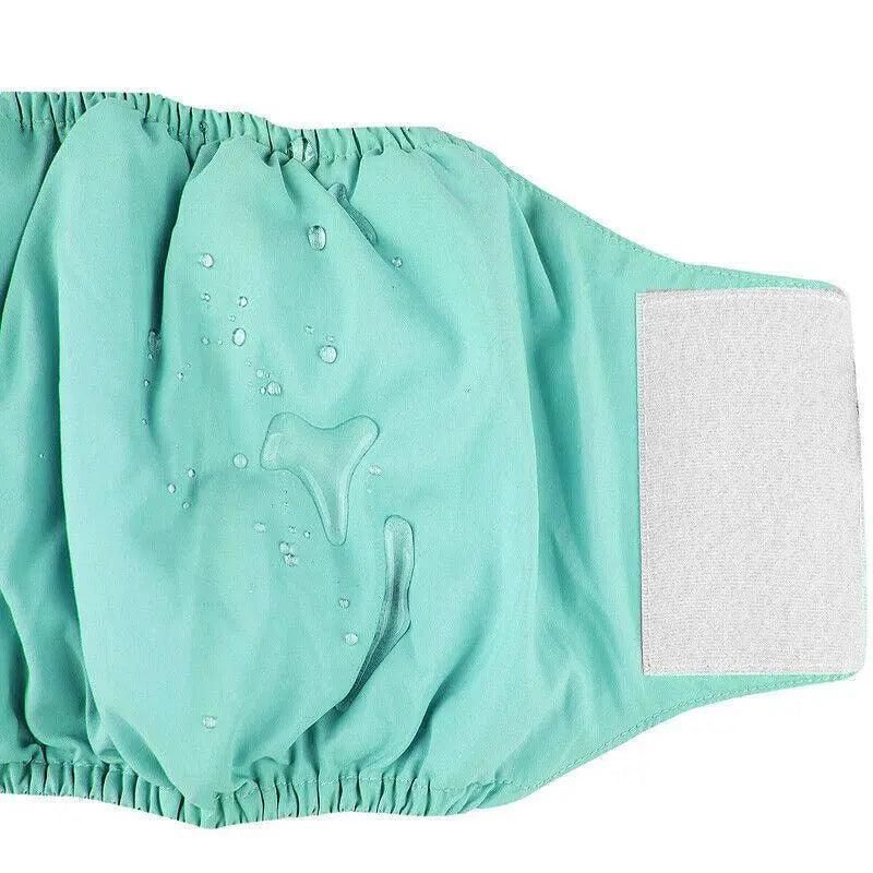 XL Male Dog Puppy Nappy Diaper Belly Wrap Band Sanitary Pants Underpants - Yellow