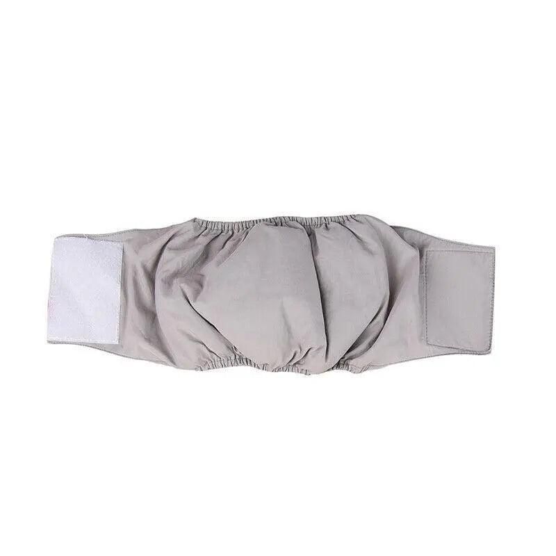 XL Male Dog Puppy Nappy Diaper Belly Wrap Band Sanitary Pants Underpants - Yellow