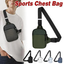 Sports Chest Bag Crossbody Backpack Mini Fashion Satchel for Outdoor Travel - Grey