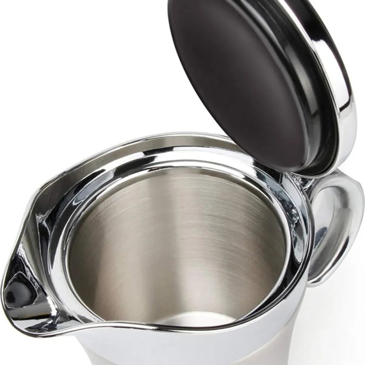 Stainless Steel Steak Sauce Pot Sauce Seasoning Pot Small for Gravy Kitchen - 450ml