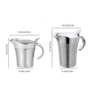 Stainless Steel Steak Sauce Pot Sauce Seasoning Pot Small for Gravy Kitchen - 750ml